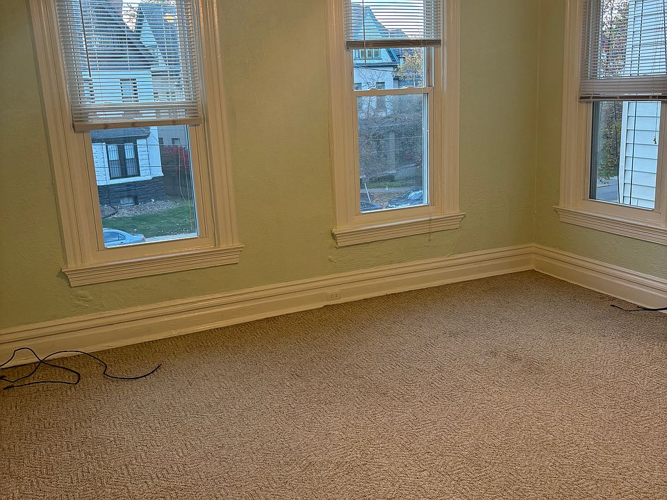 Living room looking out towards Shady Ave.