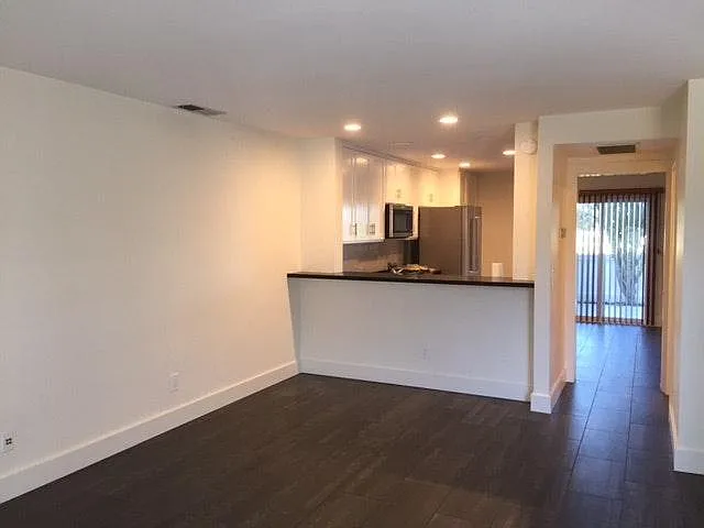 living room to kitchen