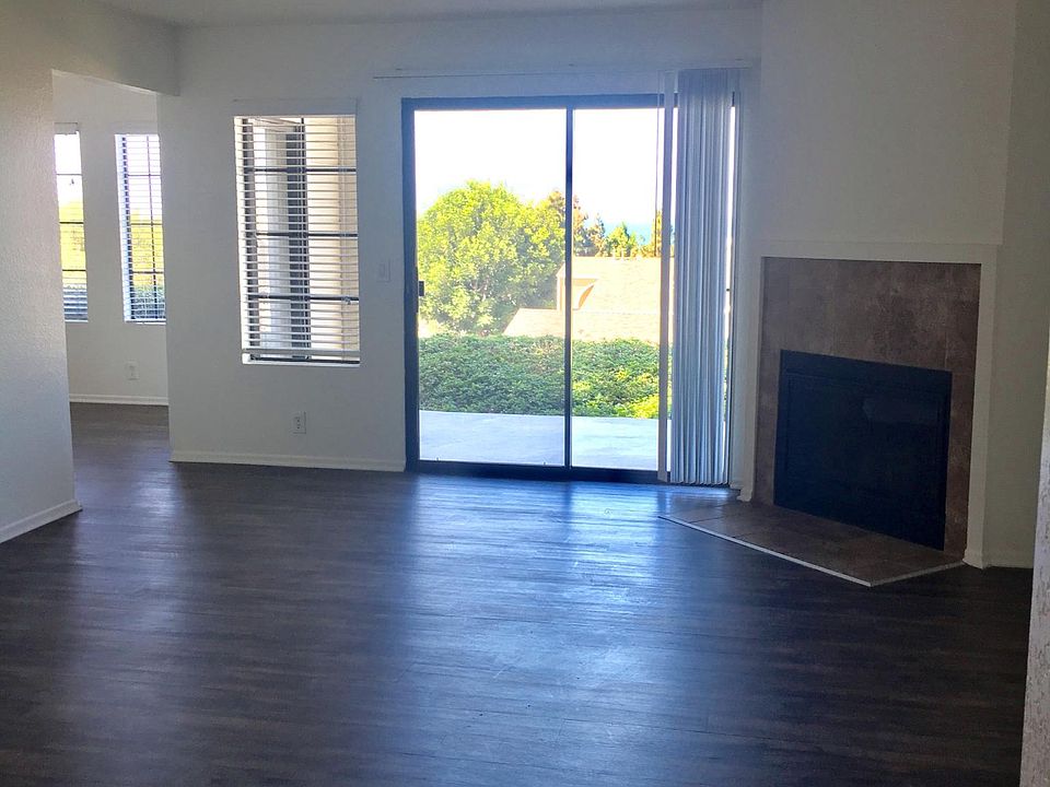 Breezy living room with fireplace