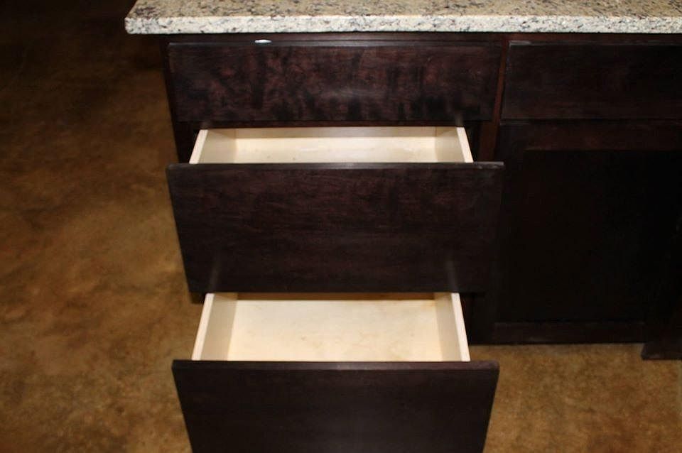 Drawers in kitchen
