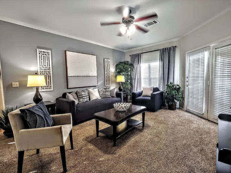 Apartments in San Antonio TX Model Living Room