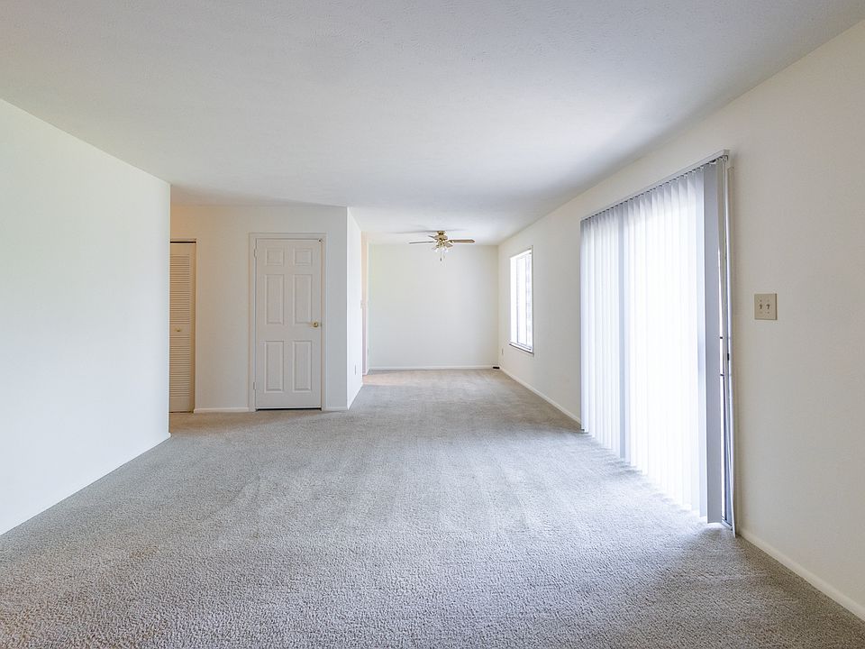 2 Bedroom Living and Dining Room Floorplan at Woodbridge of Castleton Apartments