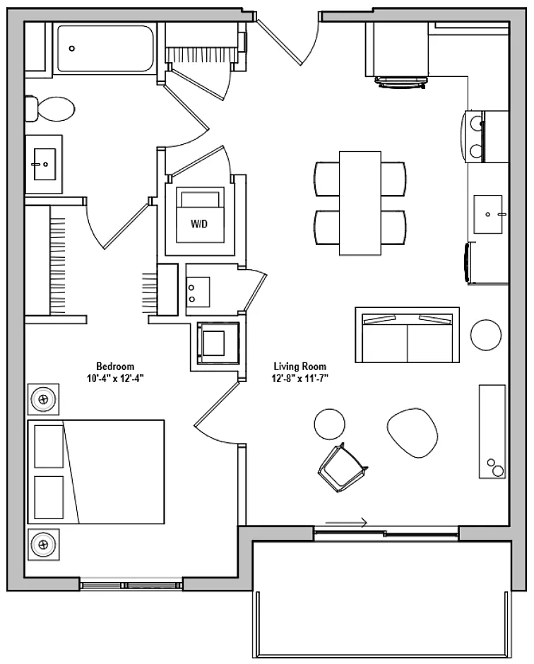 Floor plan A1-B
