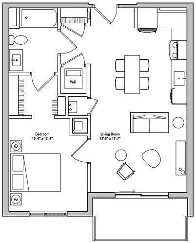 Floor plan A1-B