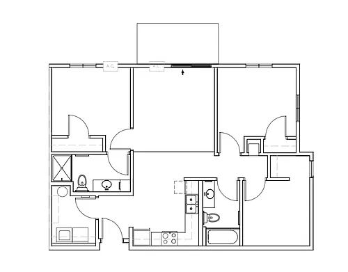 Floor plan 3 Bedroom