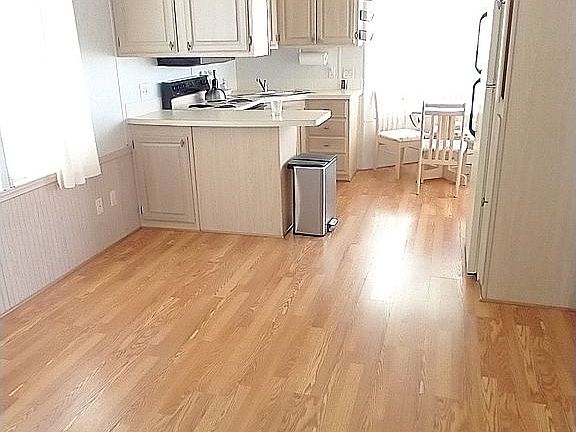 Dining room and kitchen