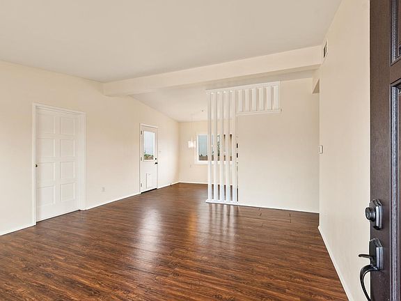 Looking from the front door to the kitchen.