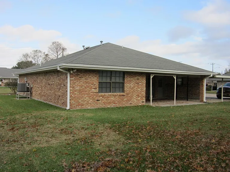 Rear view with patio, fence coming soon