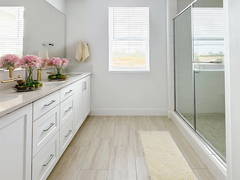 Master Bathroom (virtual staging)