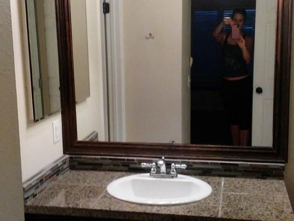 Master bathroom vanity area