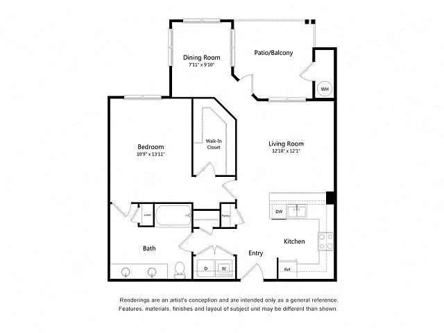 Floor plan A6 - Sculpture Falls