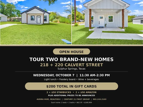 220 Calvert St, Sulphur Springs, TX 75482