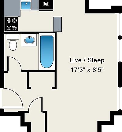 2nd image of 520 W Wellington Ave APT 2B