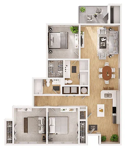 Floor plan C1