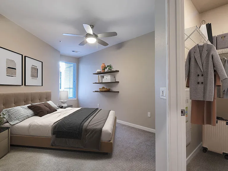 Carpeted Bedroom