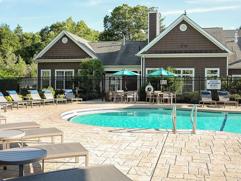 Swimming pool with sundeck
