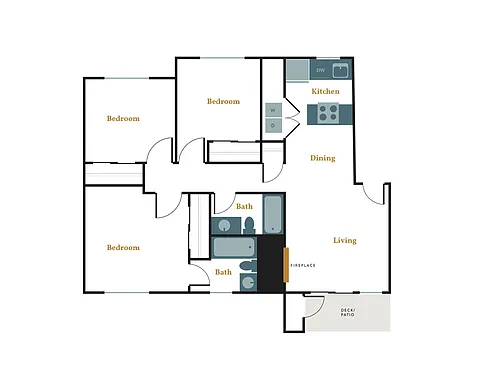 Floor plan Embark (South)