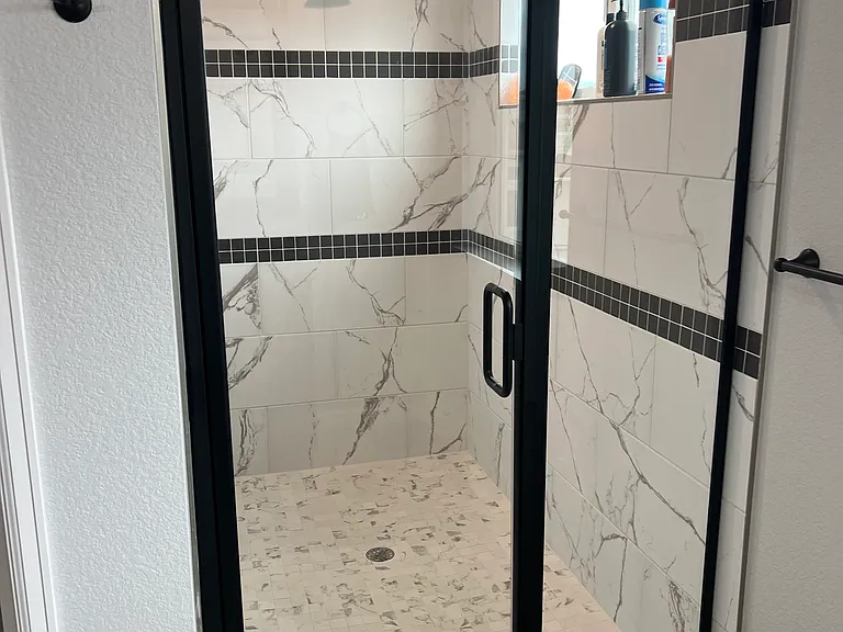 Master bathroom shower