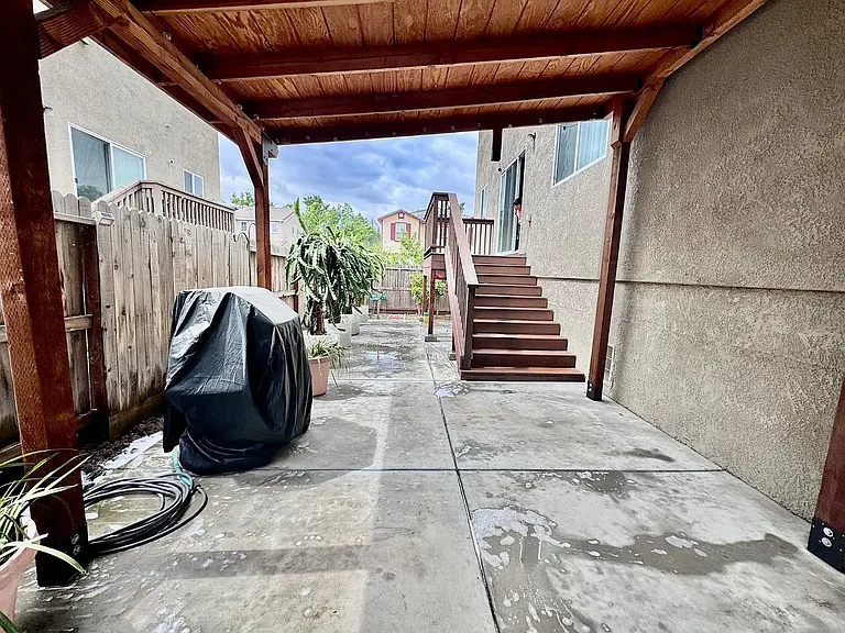 Backyard patio - ready for your girl, enjoy fresh air, hangout etc
