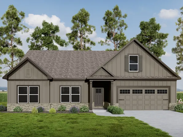 (GA)The Ellen | Front Entry Plan, Harmony Farms