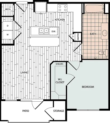 Floor plan A4-H