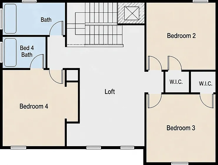 4 bed, 3.5 bath, 2750 sqft, $2,750 — Photo 3