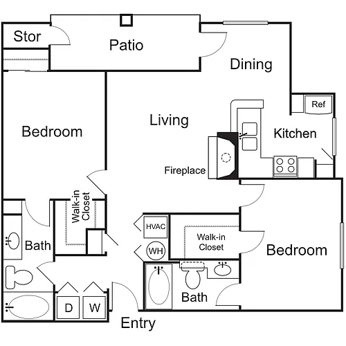 Floor plan Kensington