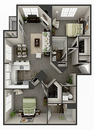 Floor plan The Van Gogh
