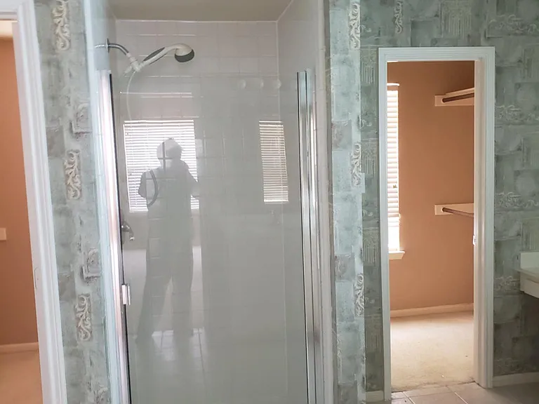 Floor 2 - Third/Master Bathroom standing shower