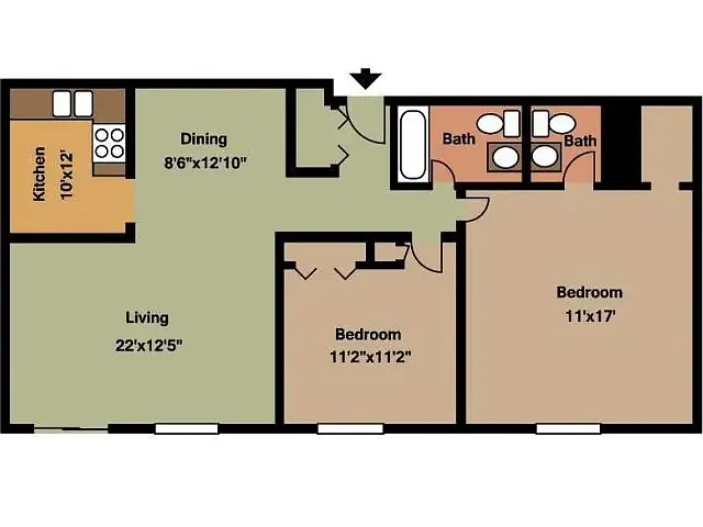 Floor plan E