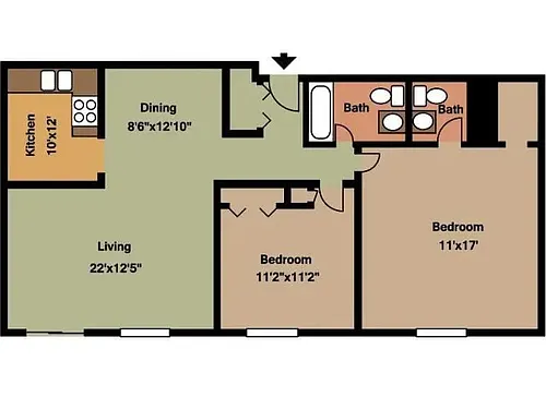 Floor plan E