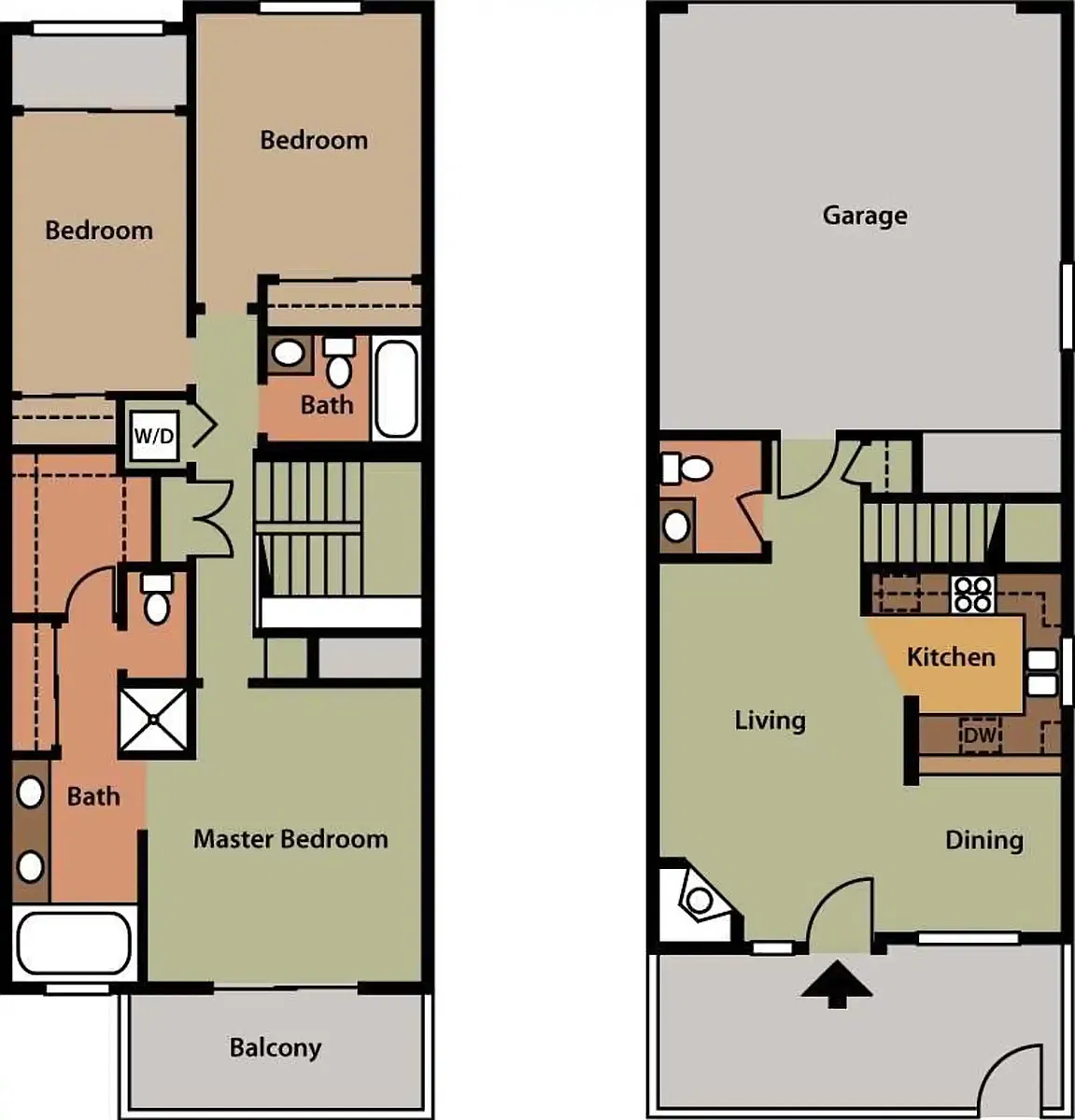 Floor plan 3 Bedroom Small