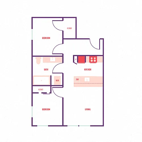 Floor plan 2X1 D4