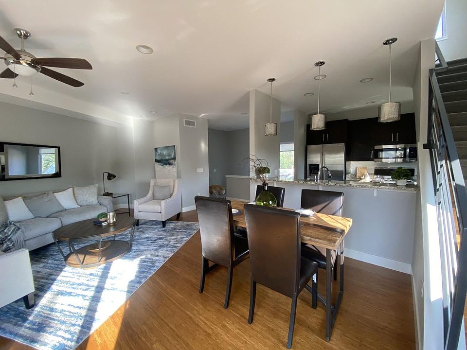 Open floor plan living room