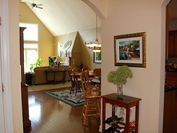 View into main living area