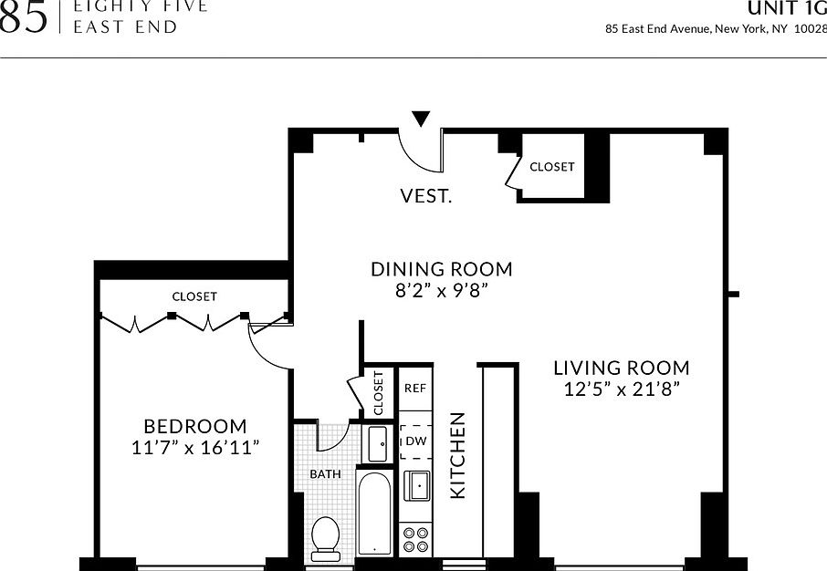 2nd image of 85 E End Ave APT 1G