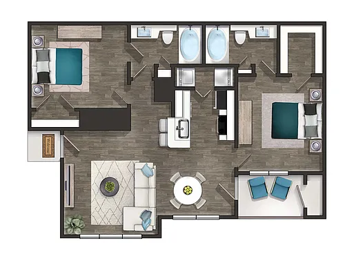 Floor plan Piedmont Renovated