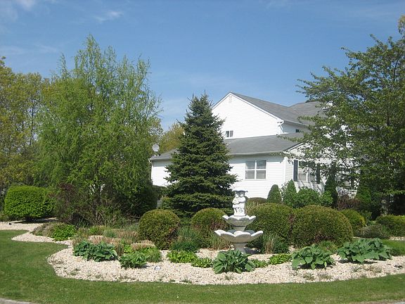 Landscaping in front yard.