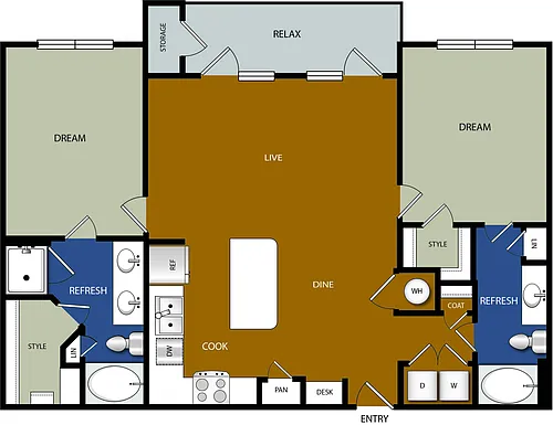 Floor plan B3