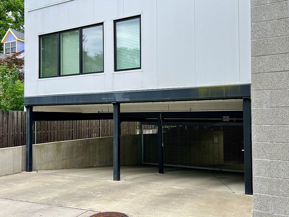 Garage entrance.