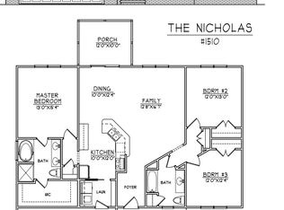 Nicholas Plan, Sunshine Meadows, Kenly, NC 27542