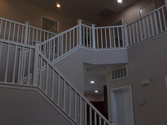 From Living Room to the second floor view