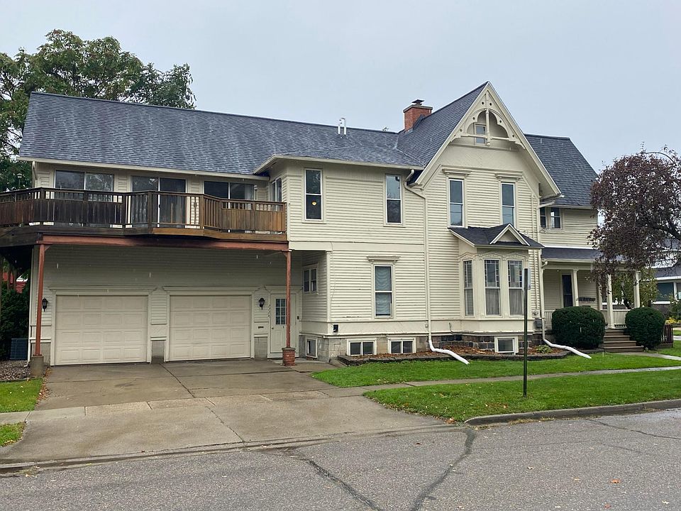 Apartment includes the top floor and attached garage