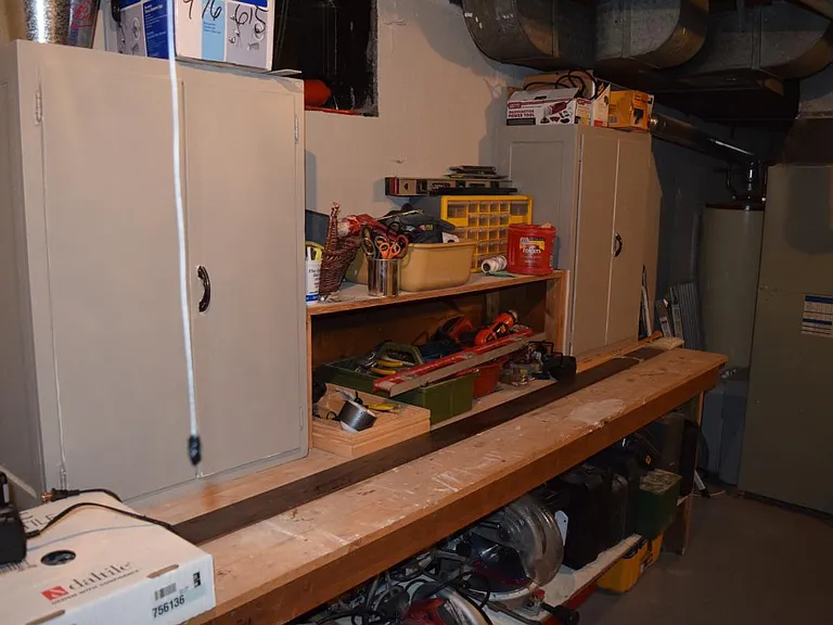 workshop in basement