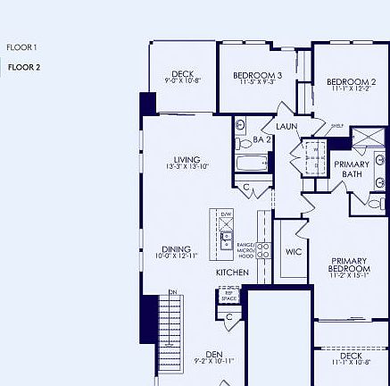 Plan B Floor Plan, Quick Move-In Home, Floor 2
