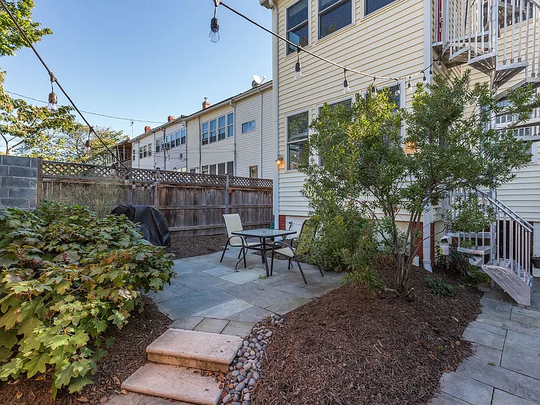 Back patio - fenced in