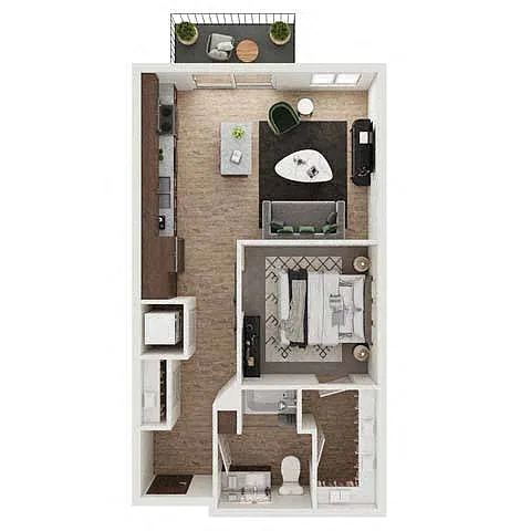 Floor plan The Cabin