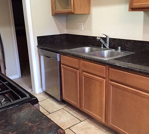 Beautiful completely remodeled kitchen with granite counter