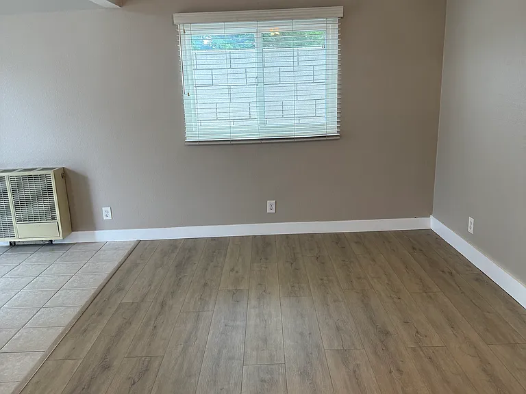 Living room open to kitchen