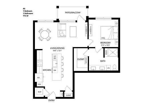 Floor plan A6-ADA